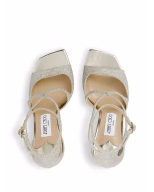 Jimmy Choo Azia グリッターサンダル - サムネイル4