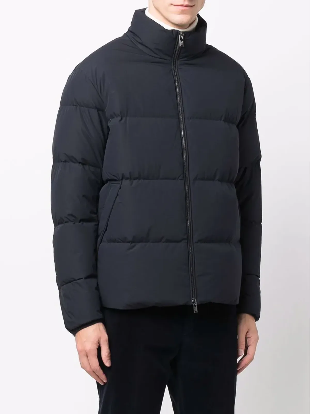 Emporio Armani ダウンパッドジャケット - ブルー - 画像3
