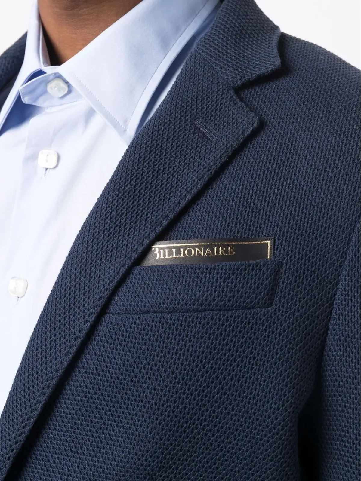 Billionaire テーラードフィット・シングルブレスト・ブレザー - ブルー - 画像5