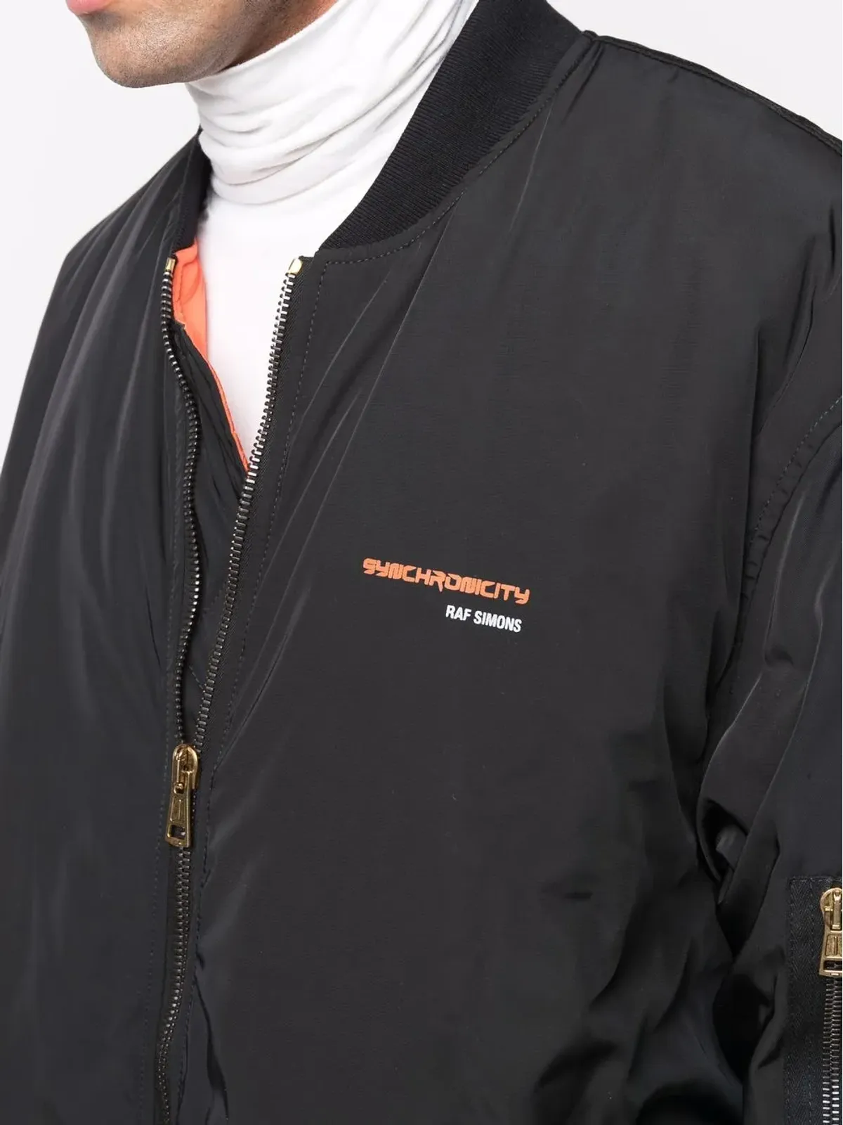 Raf Simons シンクロニシティ オーバーサイズ パディドジャケット - 画像5