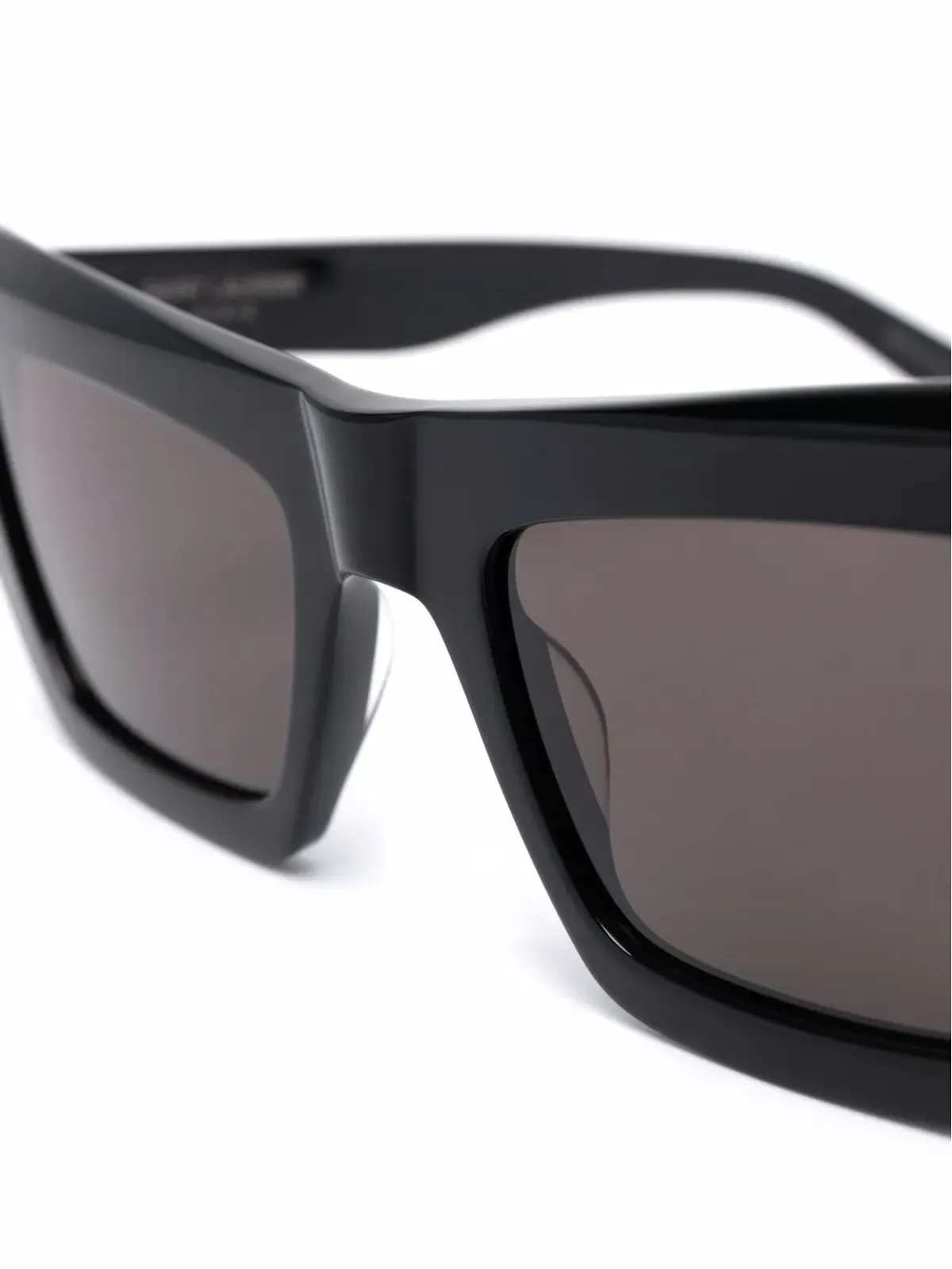 Saint Laurent Eyewear ブラックのオーバーサイズフレーム サングラス - 画像3