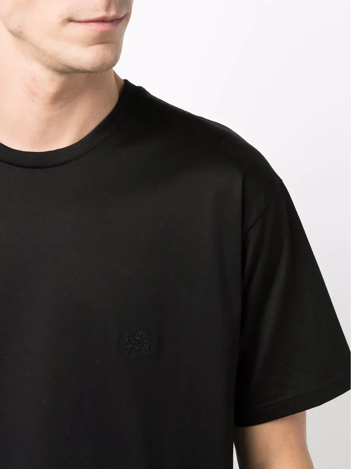 Low Brand 丸首コットンTシャツ - 画像5