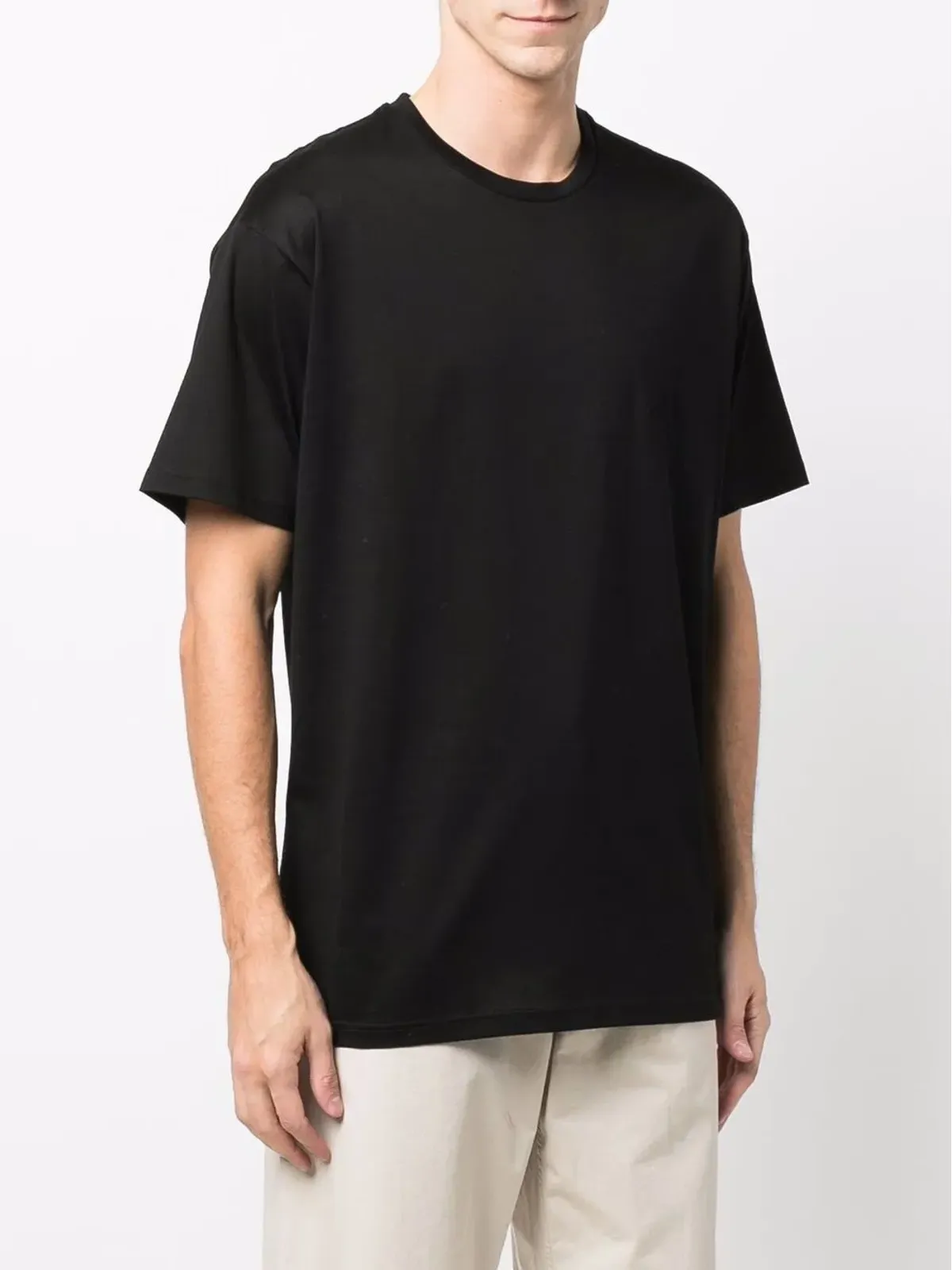 Low Brand 丸首コットンTシャツ - 画像3