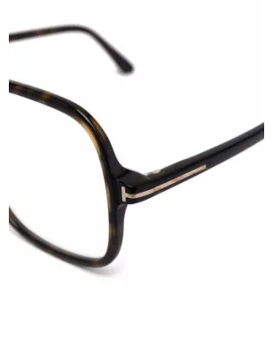 TOM FORD Eyewear べっこう調スクエア眼鏡 - サムネイル3