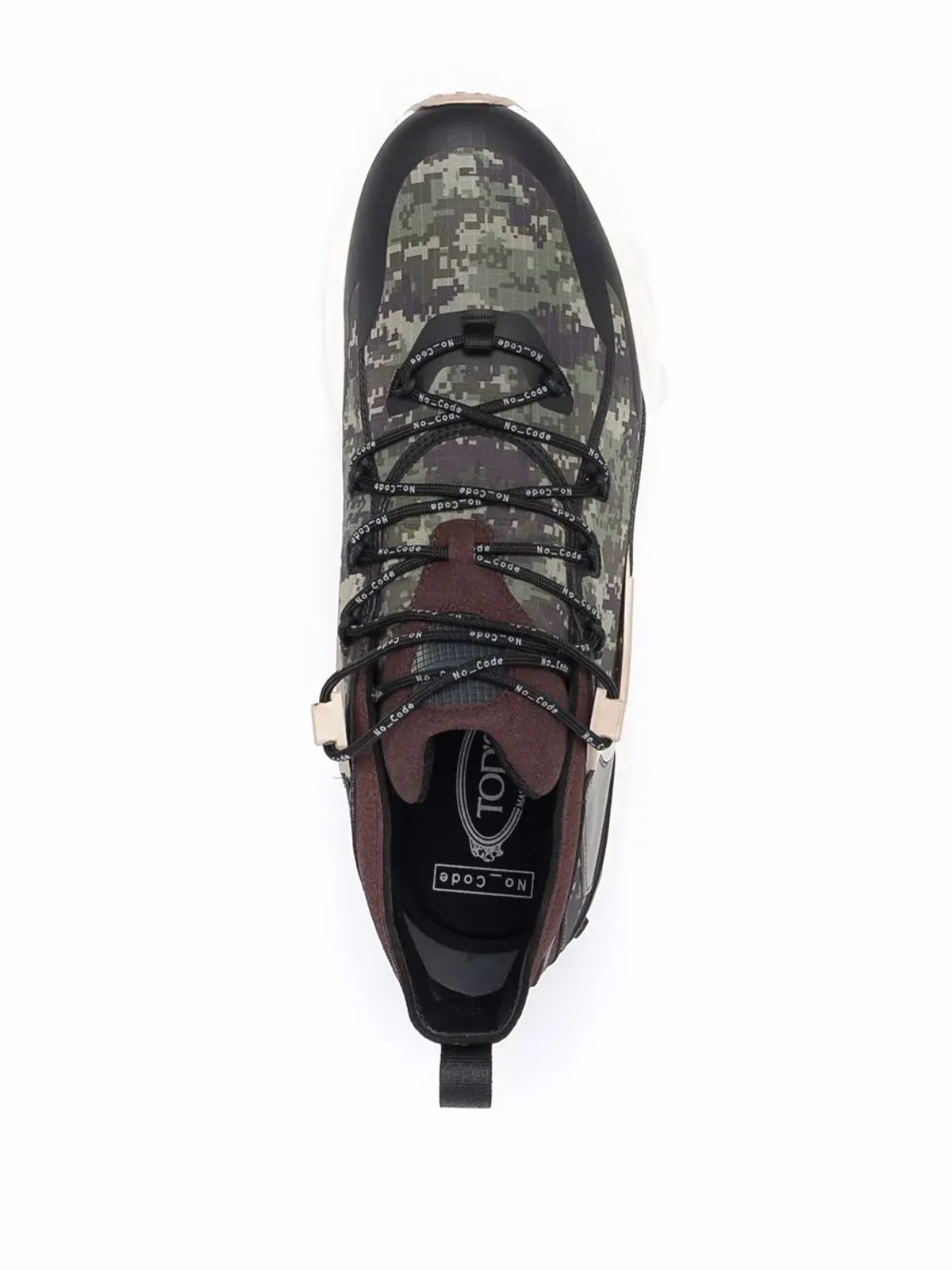 Tod's No_Code J camouflage-print sneakers - 画像4