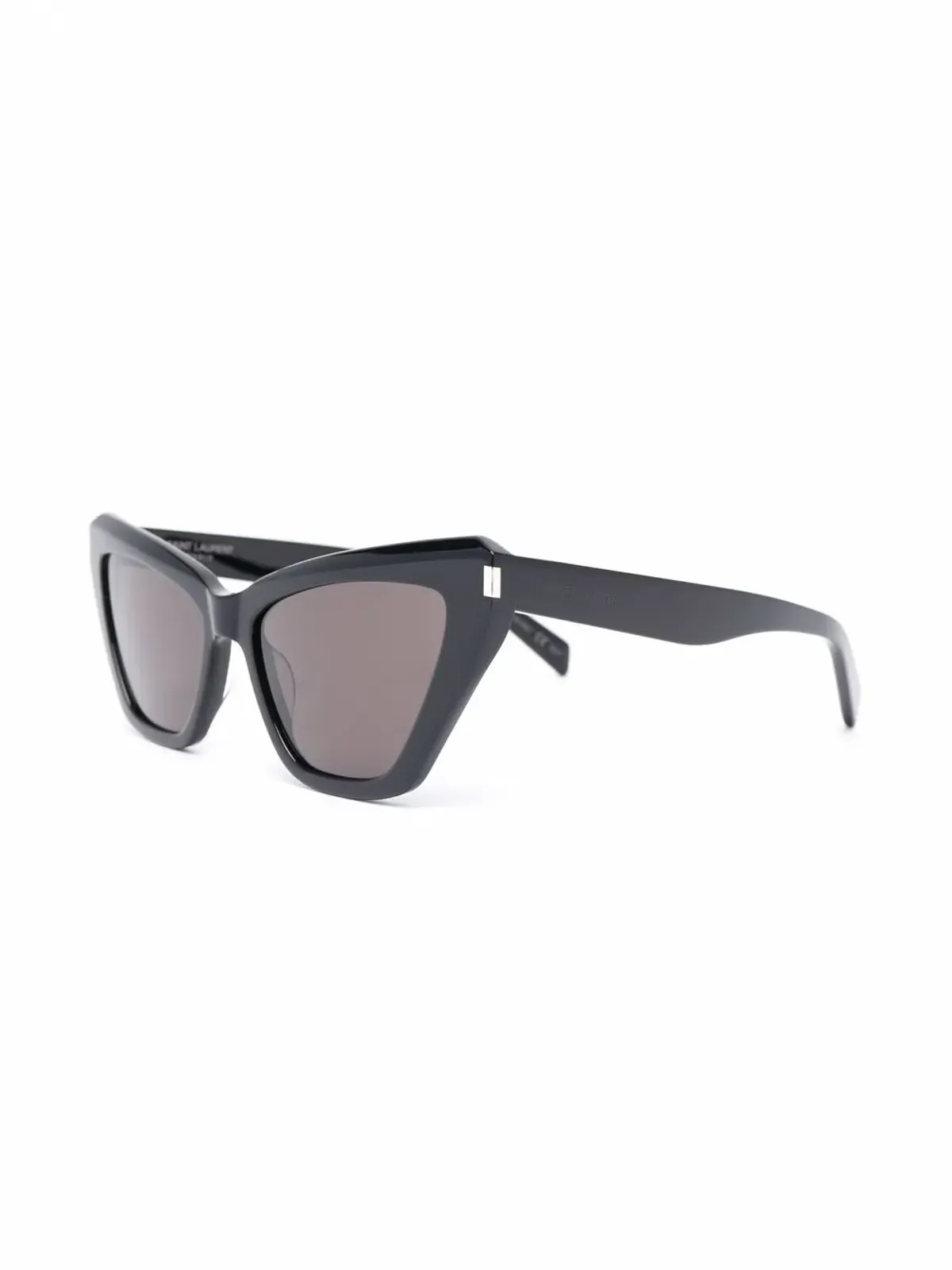 Saint Laurent Eyewear 黒の猫目フレームサングラス - 画像2