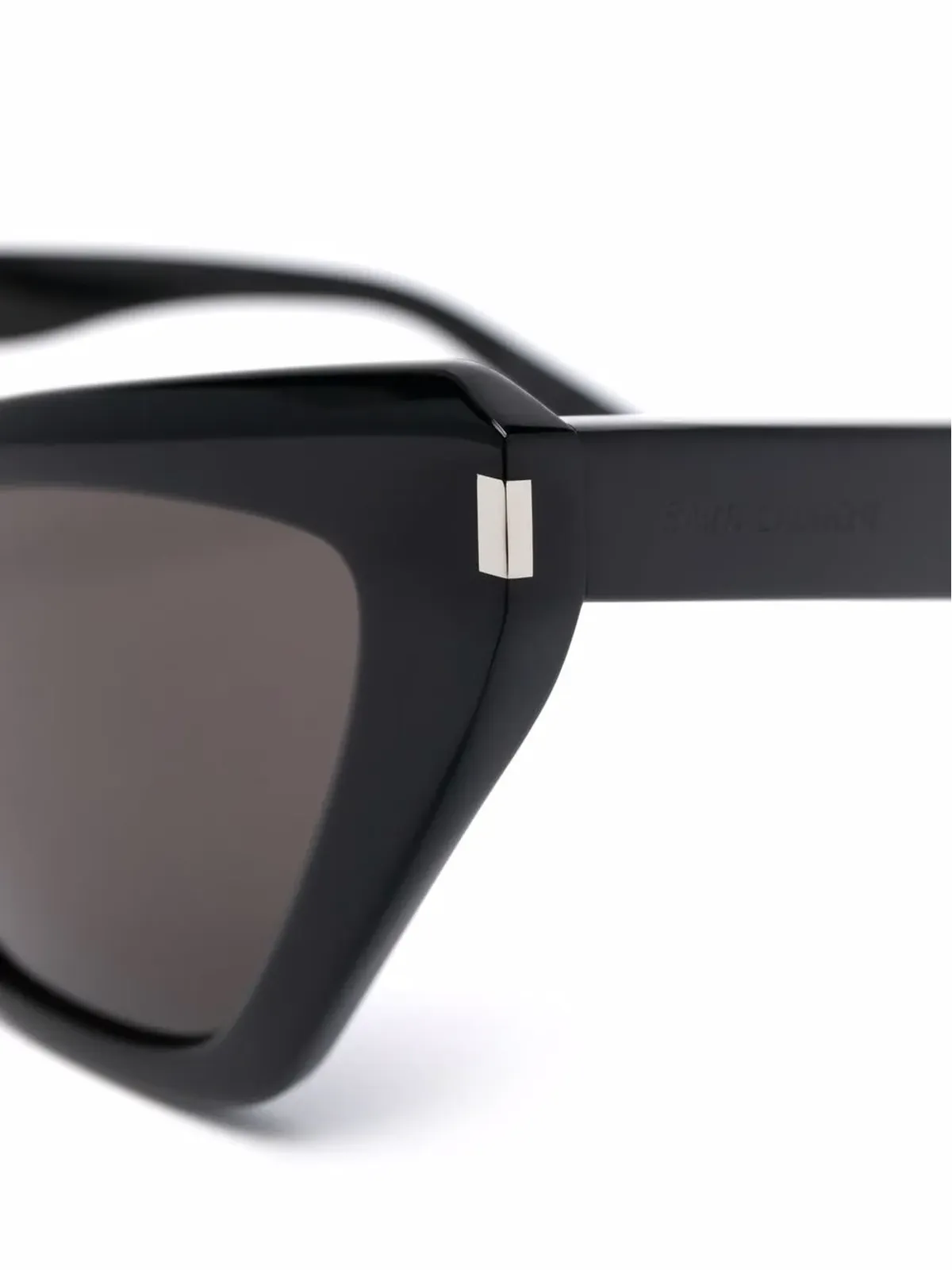 Saint Laurent Eyewear 黒の猫目フレームサングラス - 画像3