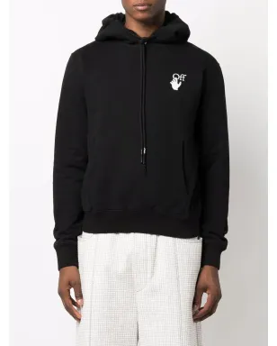 Off-White アローズプリント ロゴ フーディ ブラック - サムネイル3