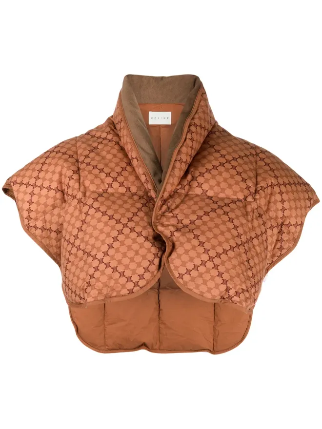 Celine Pre-Owned Celine ビンテージ パッド入りチェック柄ボレロの商品画像