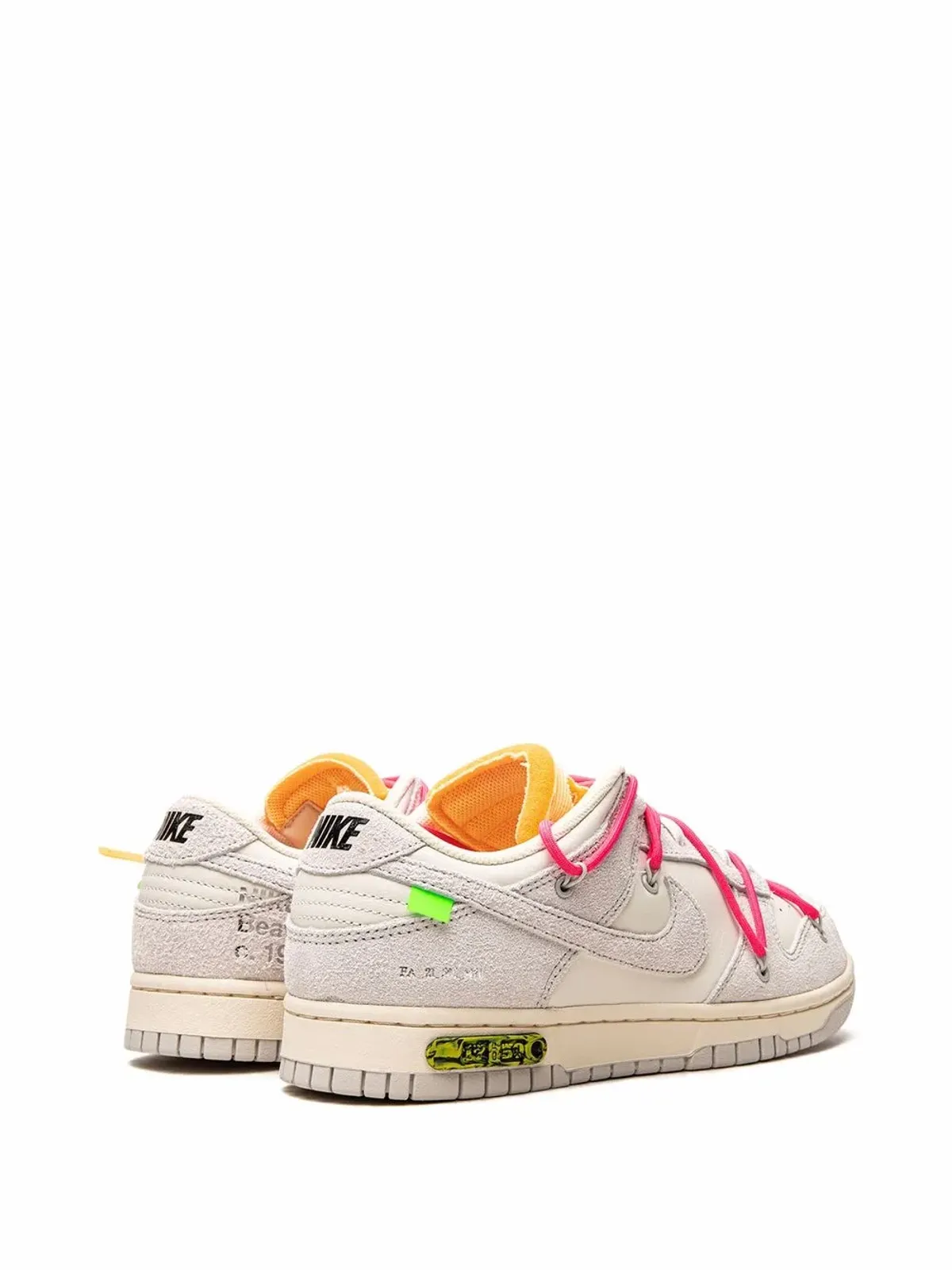 Nike X Off-White ダンクロー Lot 17 スニーカー - 画像3
