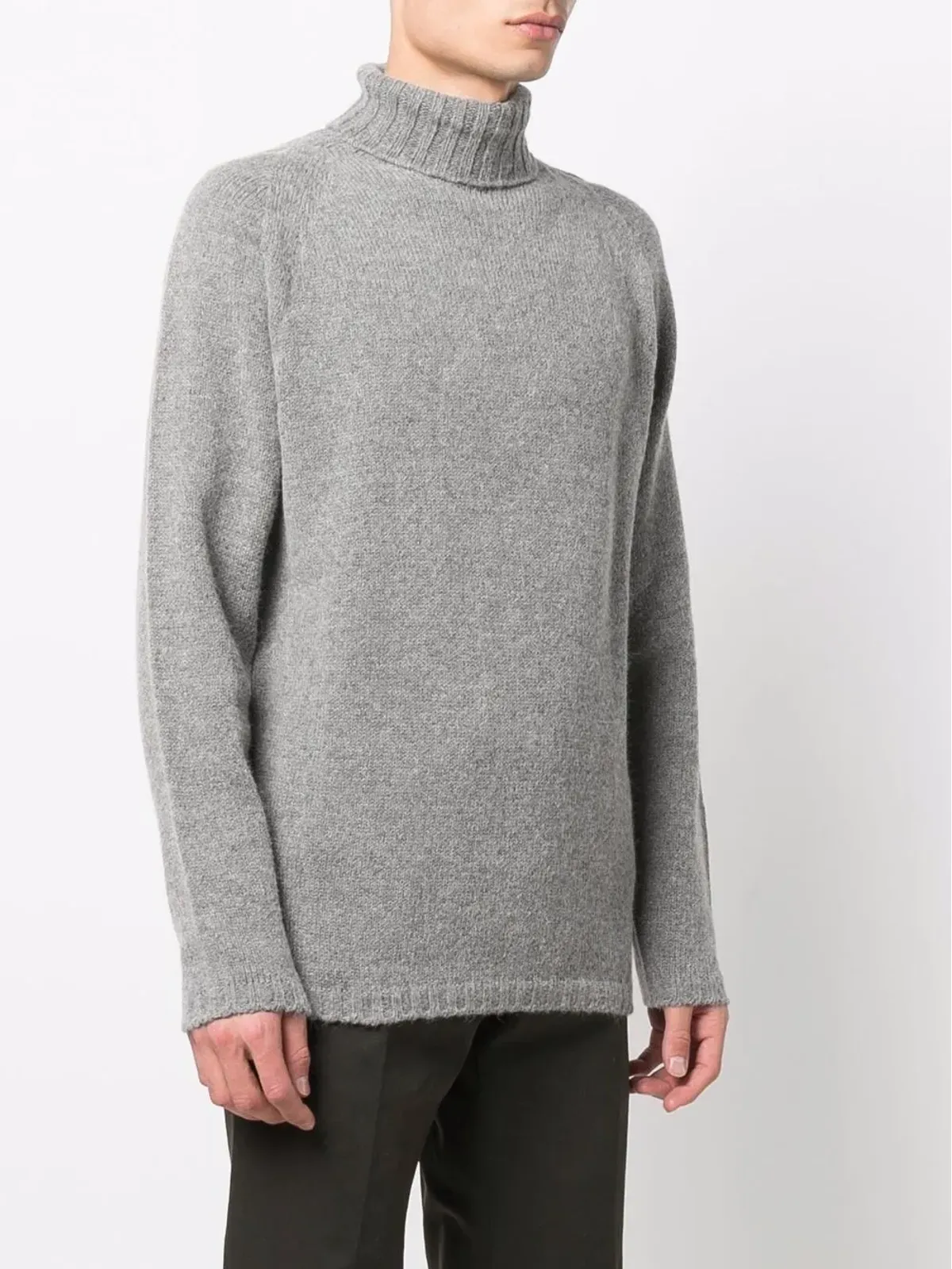 Lardini ロールネック ウール混紡 ニットセーター - 画像3
