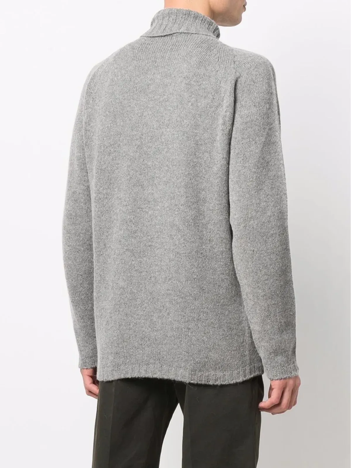 Lardini ロールネック ウール混紡 ニットセーター - 画像4