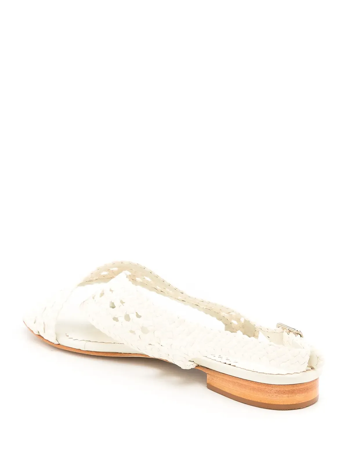 Sarah Chofakian Isolde flat sandals - White - 画像2