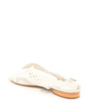 Sarah Chofakian Isolde flat sandals - White - サムネイル2