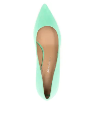Ferragamo Ilary スエードパンプス（グリーン） - サムネイル4
