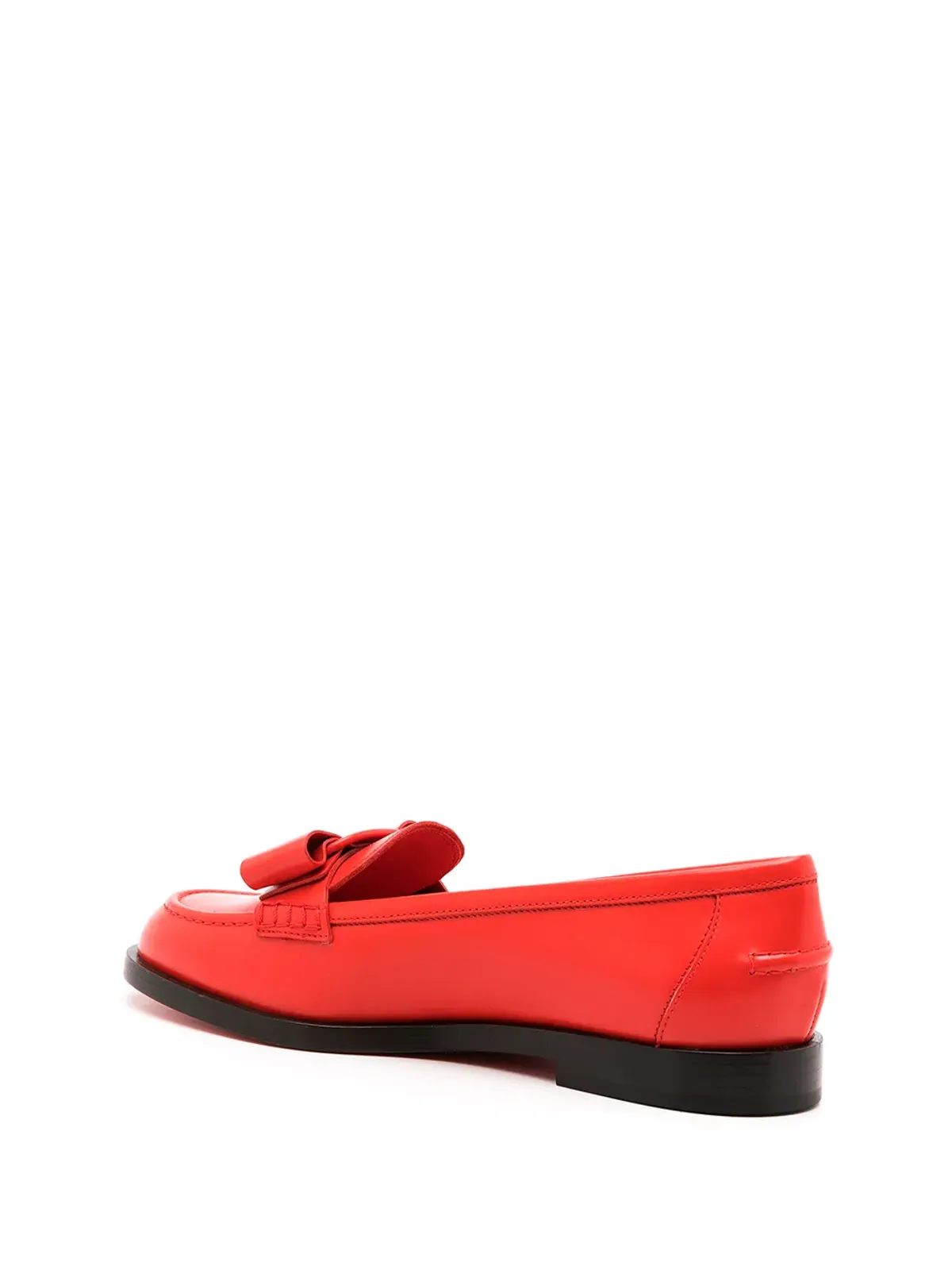 Ferragamo Vivaldo ロゴプレート ローファー - レッド - 画像3