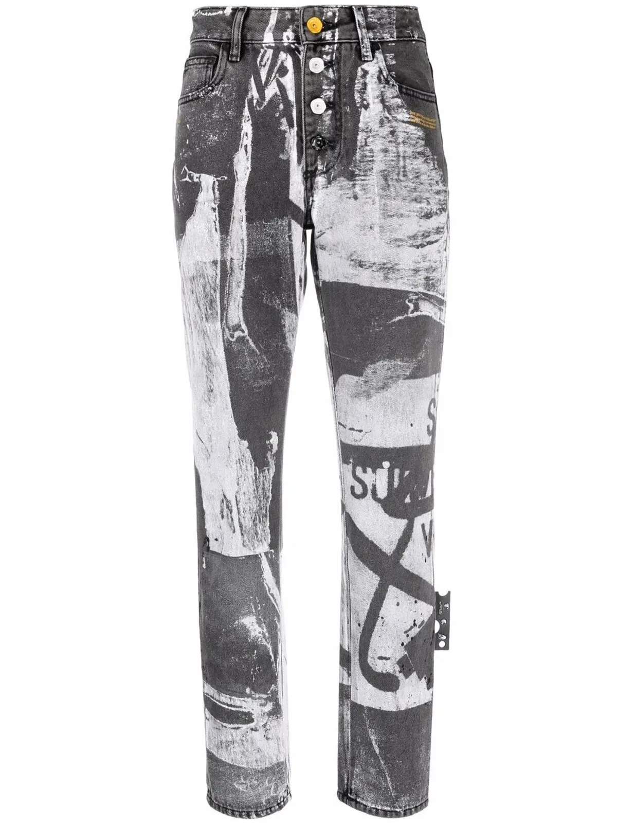 Off-White x Pablo Tomek ハイウエストパンツ - ブラック - 画像1