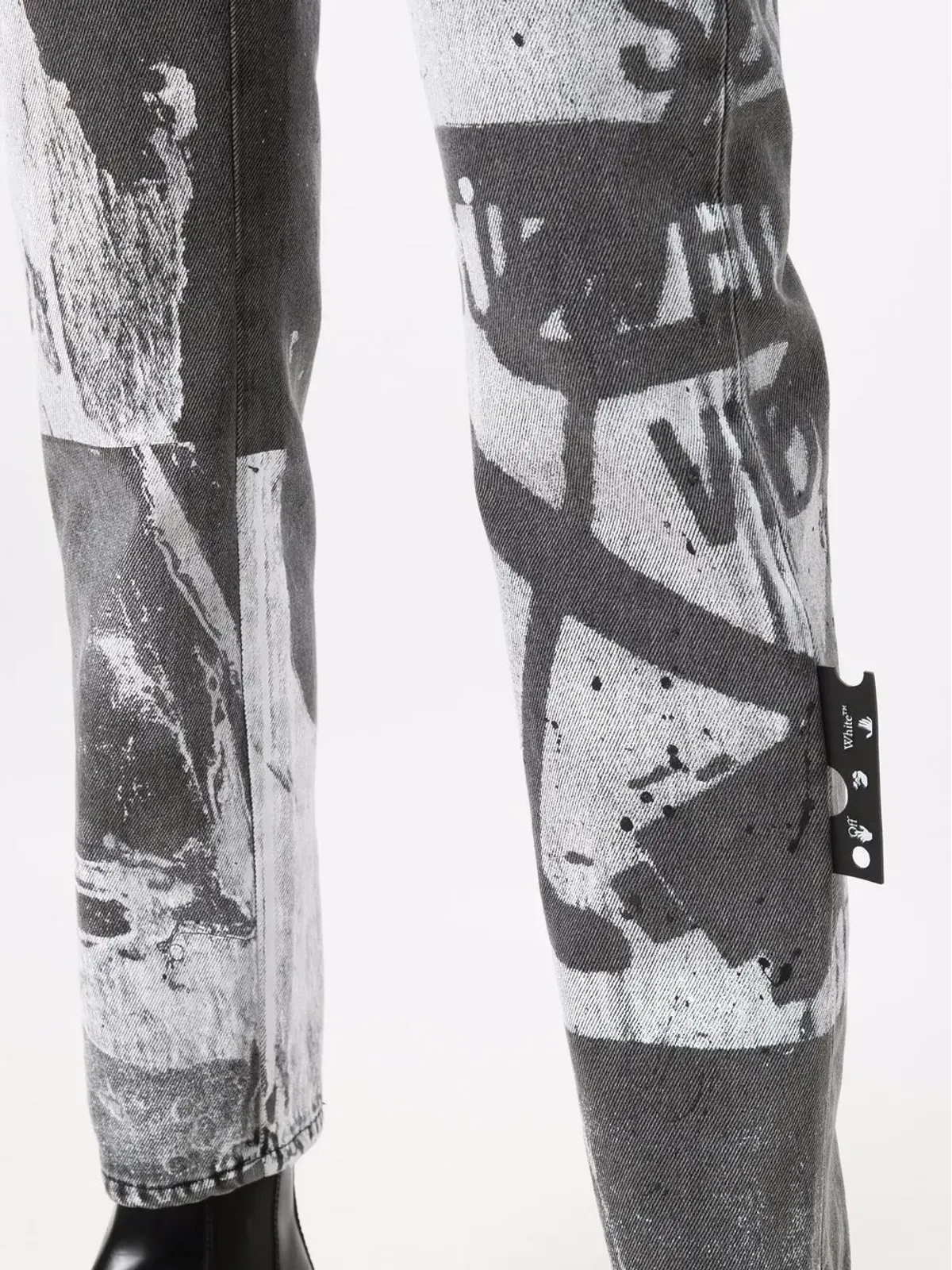 Off-White x Pablo Tomek ハイウエストパンツ - ブラック - 画像5