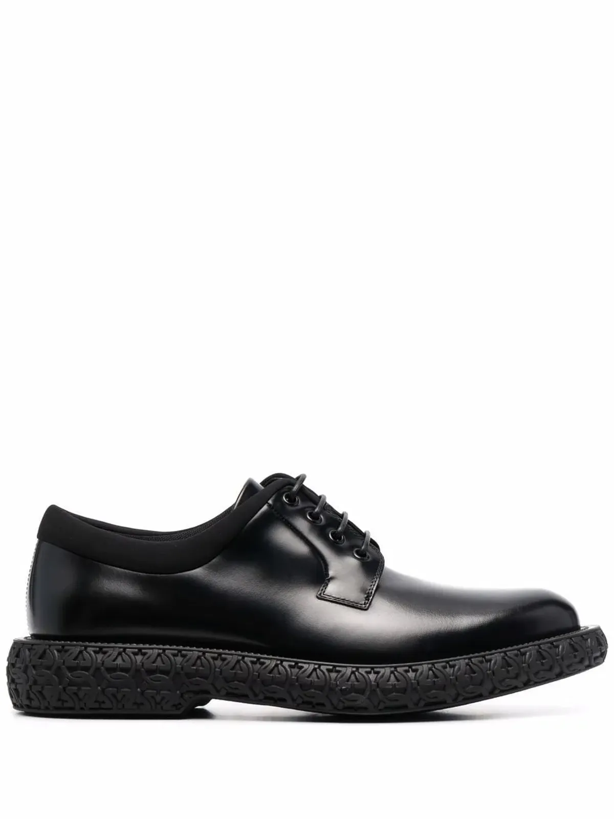 Ferragamo マークレザー ダービーシューズ - 画像1
