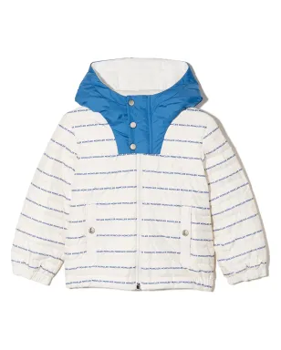 Moncler Enfant オールオーバーロゴ入りパデッドジャケット - サムネイル1