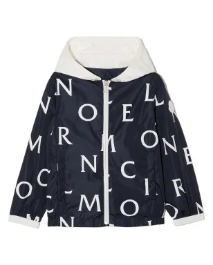 Moncler Enfant モノグラムプリント フード付きジャケット - サムネイル1