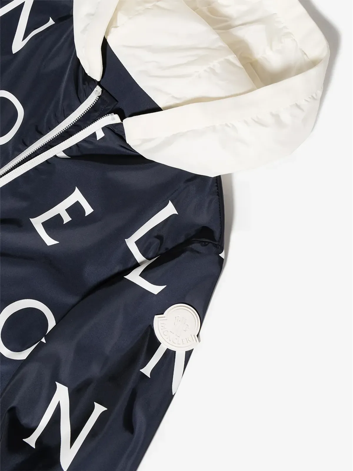 Moncler Enfant モノグラムプリント フード付きジャケット - 画像3