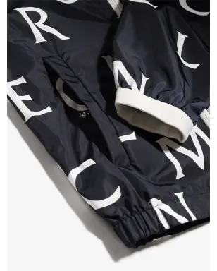 Moncler Enfant モノグラムプリント フード付きジャケット - サムネイル4