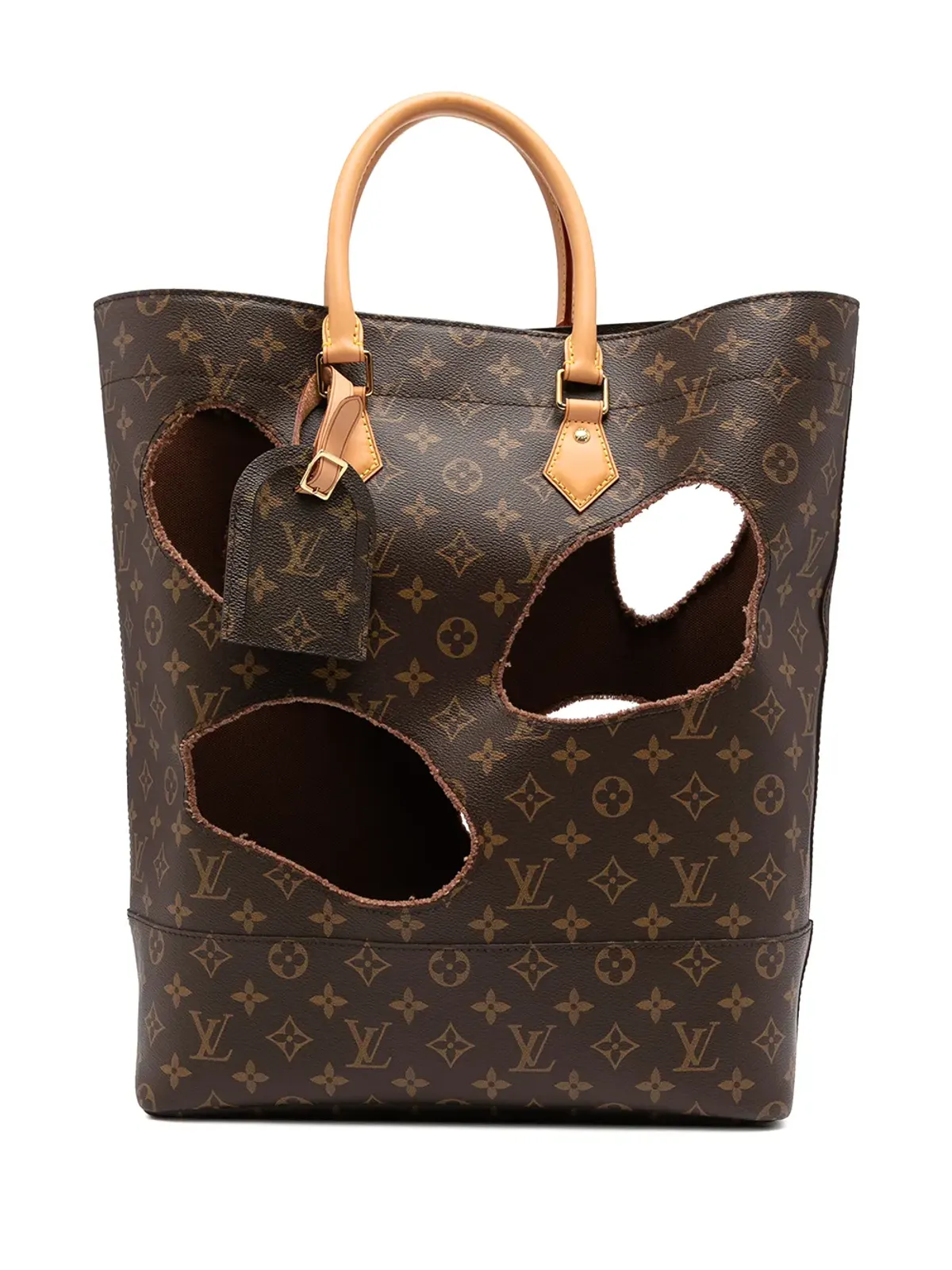 Louis Vuitton Pre-Owned x Comme des Garçons 2014 limited edition Halls tote bag - Brown - 画像1