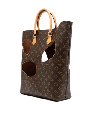 Louis Vuitton Pre-Owned x Comme des Garçons 2014 limited edition Halls tote bag - Brown - サムネイル3