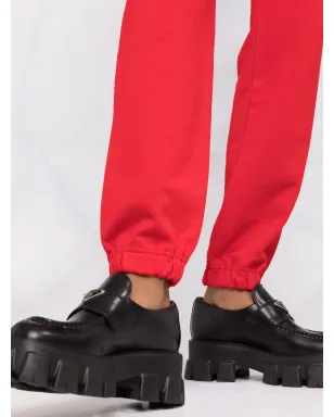 MSGM ドローストリング ロゴプリント ジョガーパンツ - サムネイル3