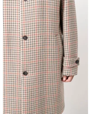 BOSS 千鳥格子柄のシングルブレストコート - サムネイル5
