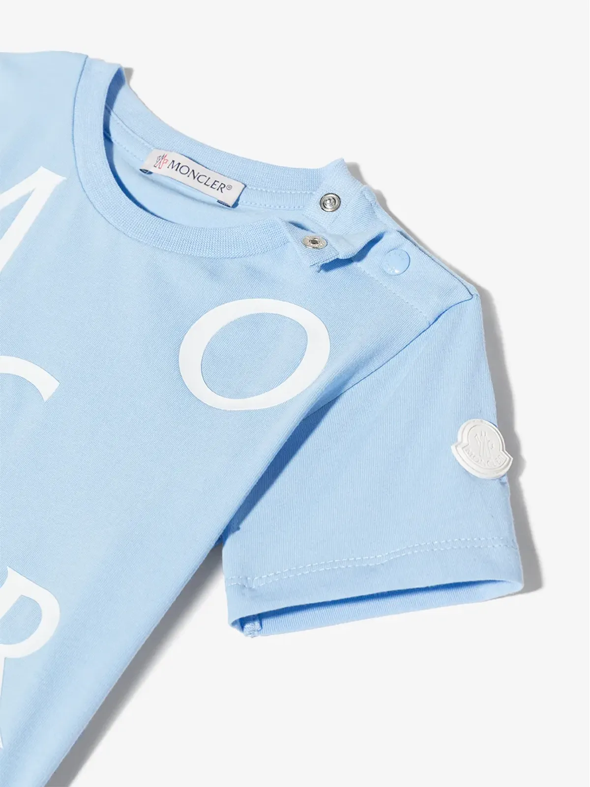 Moncler Enfant ロゴプリント半袖Tシャツ - 画像3