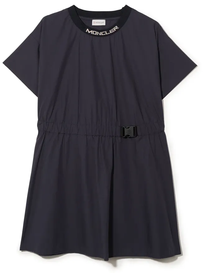 Moncler Enfant Moncler Enfant ベルト付きポプリンTシャツドレスの商品画像