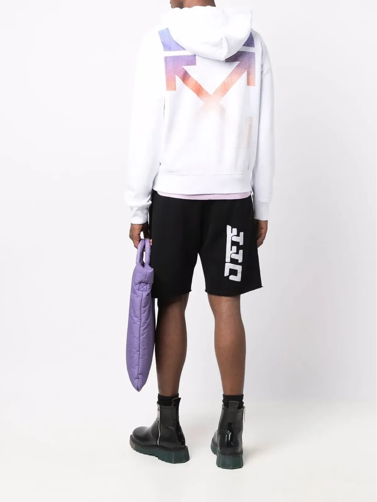 Off-White アローズモチーフ長袖フーディ - 画像2