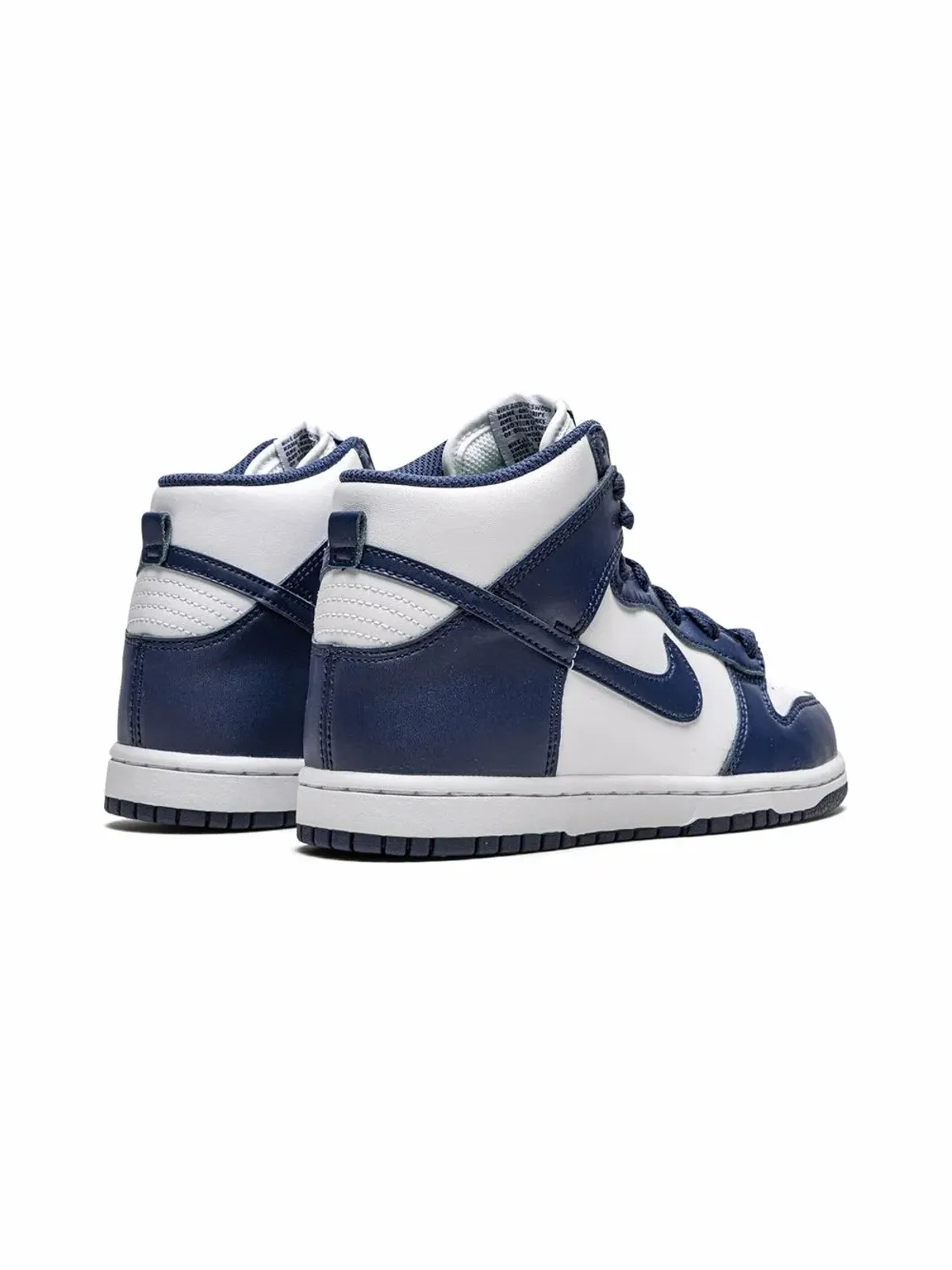 Nike Kids ダンクハイ チャンピオンネイビー スニーカー - 画像3