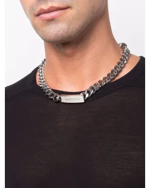 DSQUARED2 ロゴプレートチェーンリンクネックレス - サムネイル2