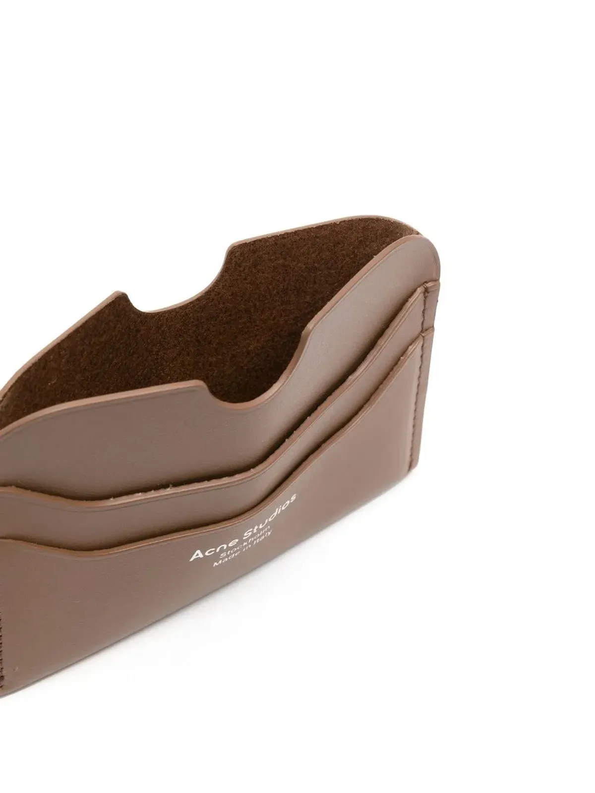 Acne Studios ロゴプリントカードホルダー - 画像3