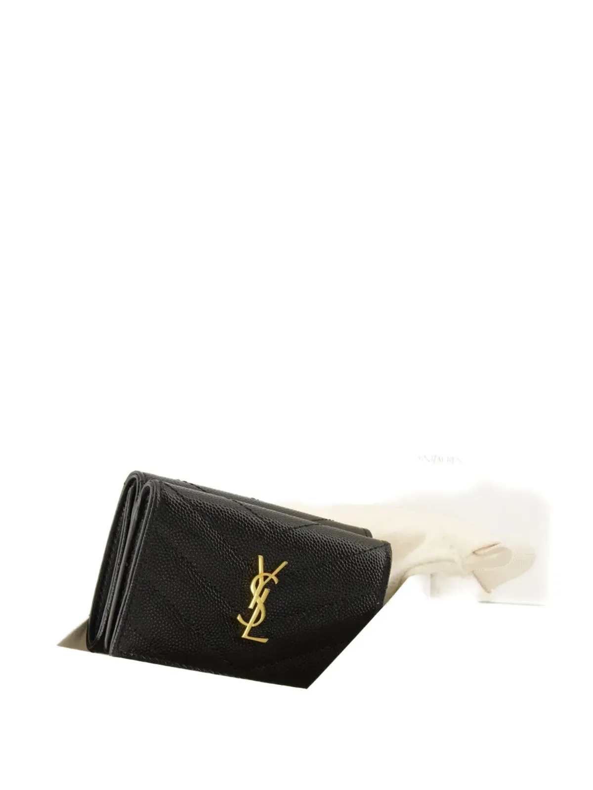 Saint Laurent モノグラムレザー ウォレット - 画像4