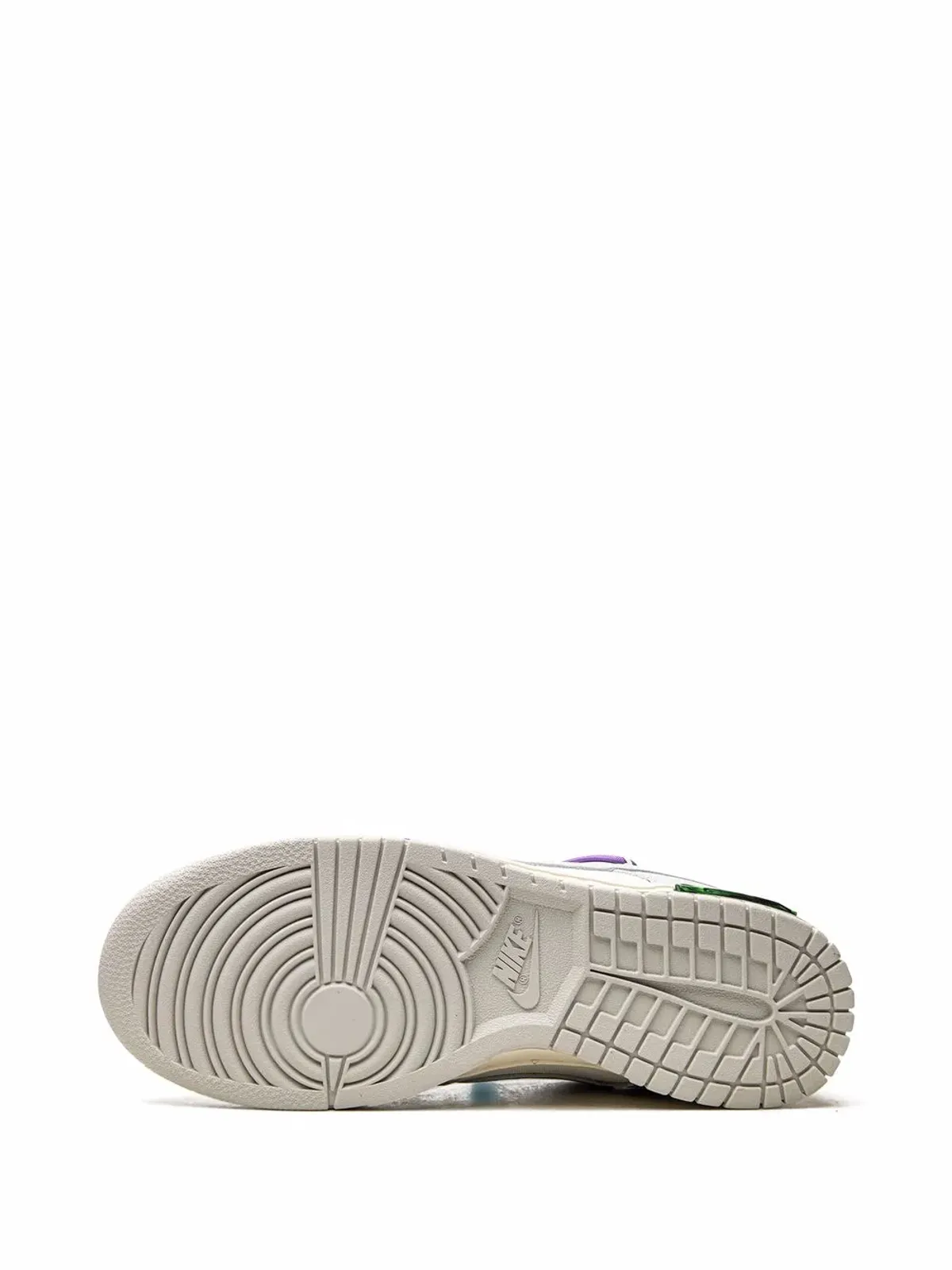 Nike X Off-White ダンク ロー ロット47 スニーカー - 画像4