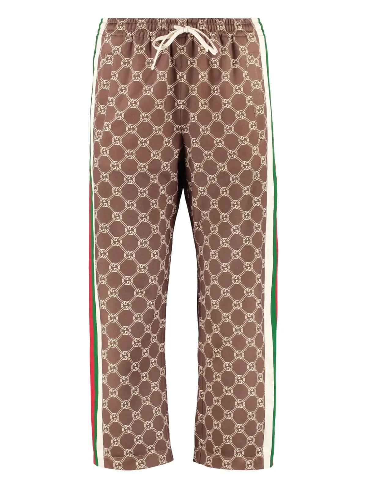 Gucci インターロッキングG クロップド トラックパンツ - 画像1