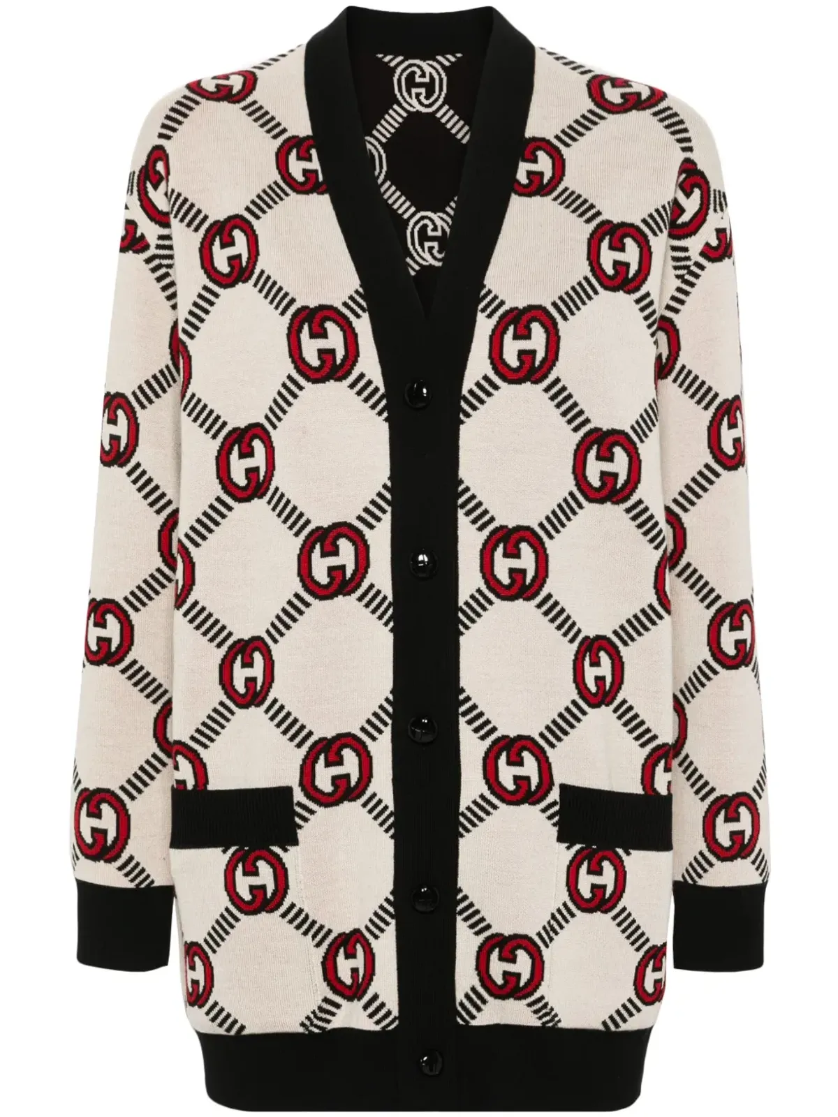 Gucci リバーシブル インターロッキングG カーディガン - 画像1