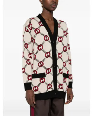 Gucci リバーシブル インターロッキングG カーディガン - サムネイル3