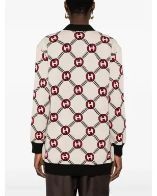 Gucci リバーシブル インターロッキングG カーディガン - サムネイル4