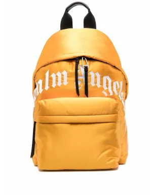 Palm Angels 曲線ロゴバックパック - イエロー - サムネイル1