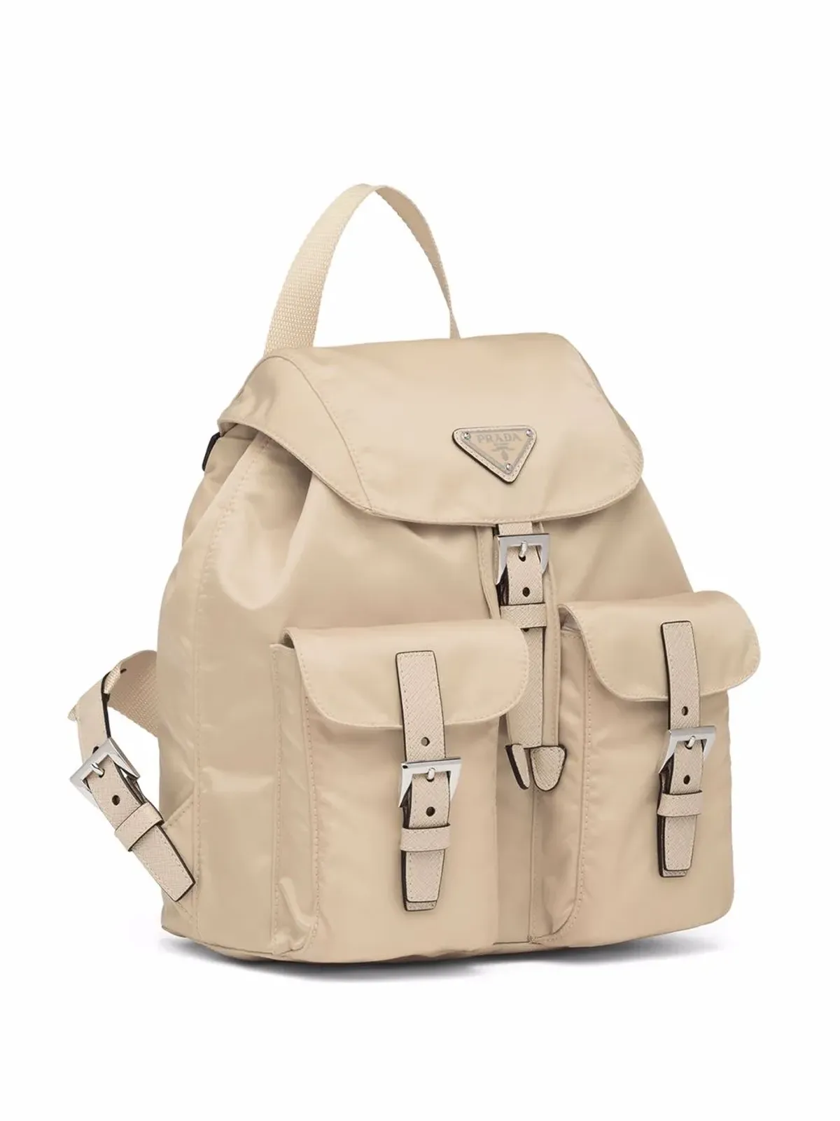 Prada 小型ロゴプレートバックパック - 画像3