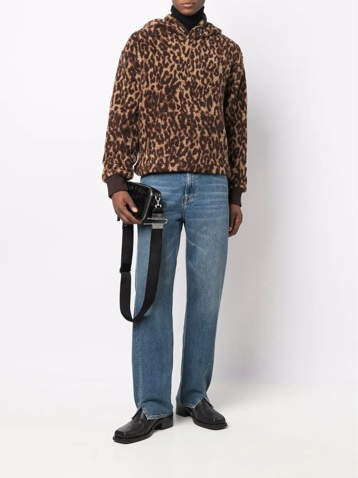AMIRI 全面レオパード柄フーディ - 画像2