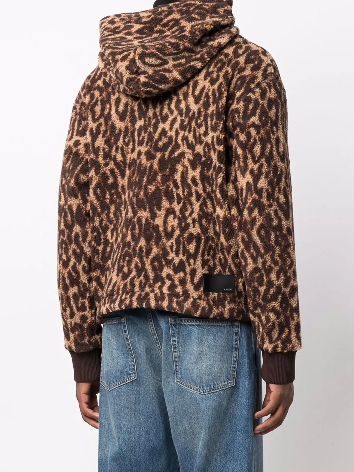 AMIRI 全面レオパード柄フーディ - 画像4