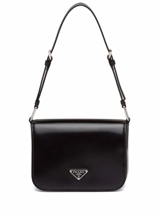Prada Prada ブラッシュドレザー ショルダーバッグの商品画像