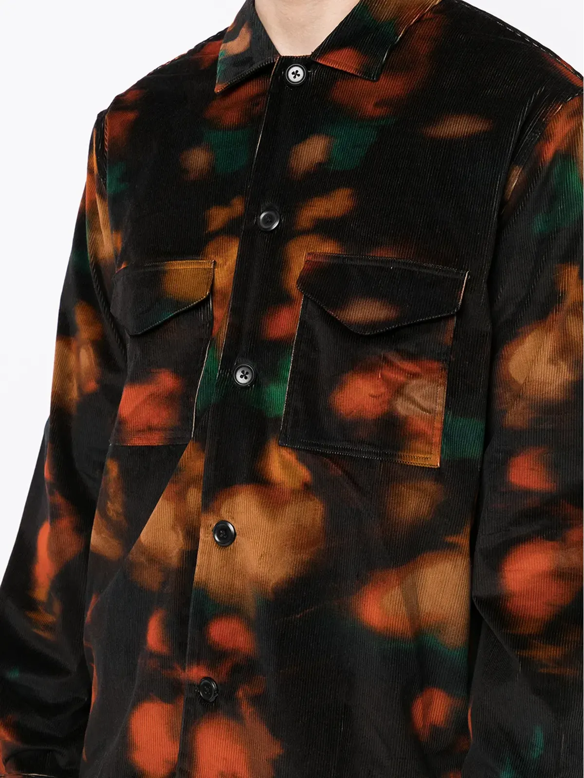 Paul Smith タイダイプリント コーデュロイ シャツ - 画像5