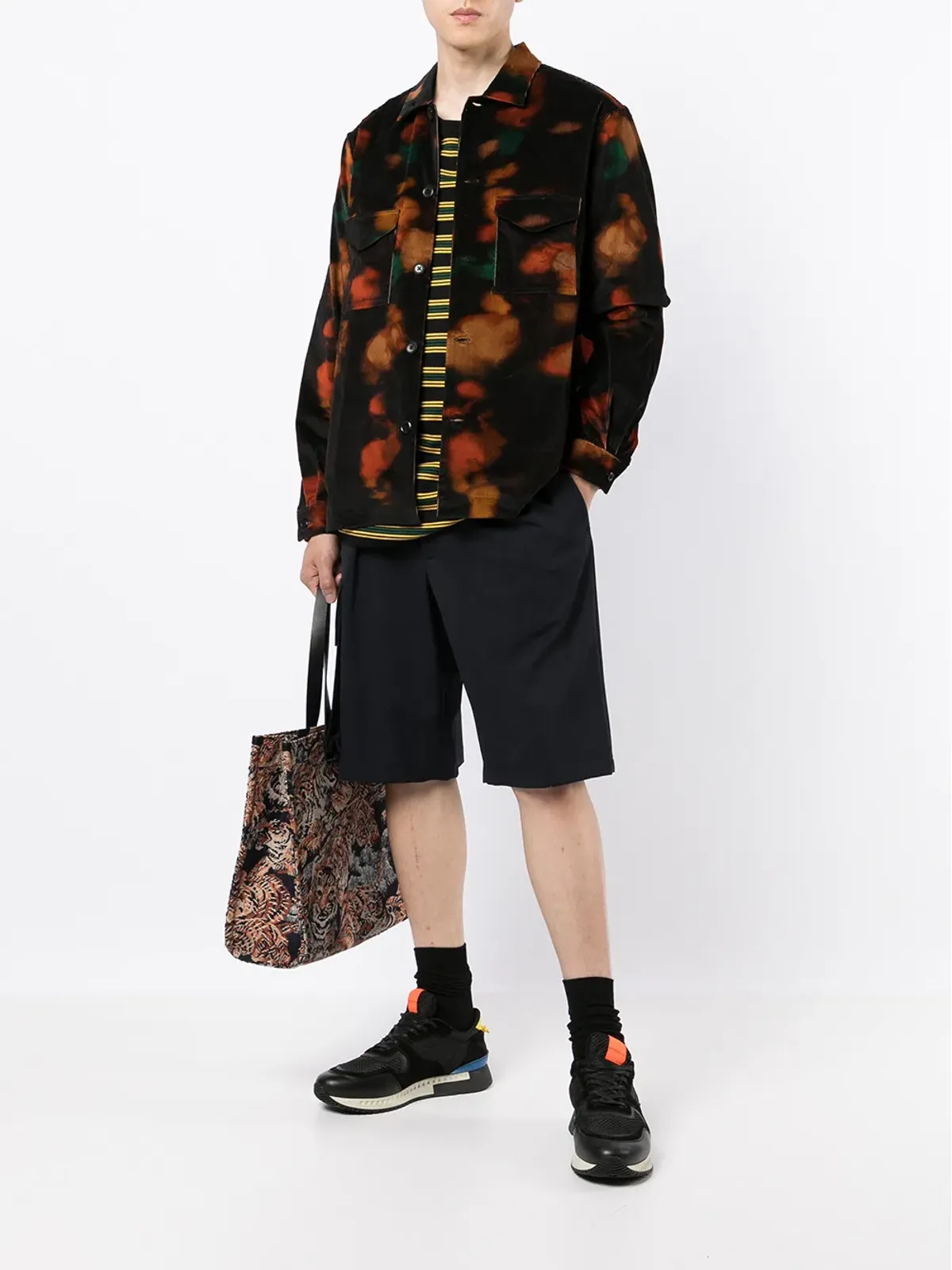 Paul Smith タイダイプリント コーデュロイ シャツ - 画像2